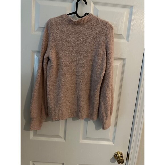 M by Marled Cozy Fluffy Light Pink Sweater Size S - Picture 2 of 3
